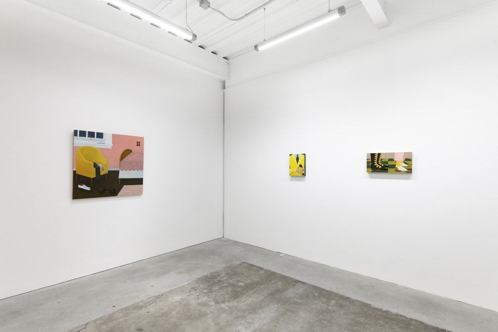 Installation view of Angela Burson's exhibition 