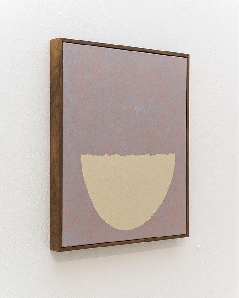 Steuart Pittman minimal painting with bowl shape