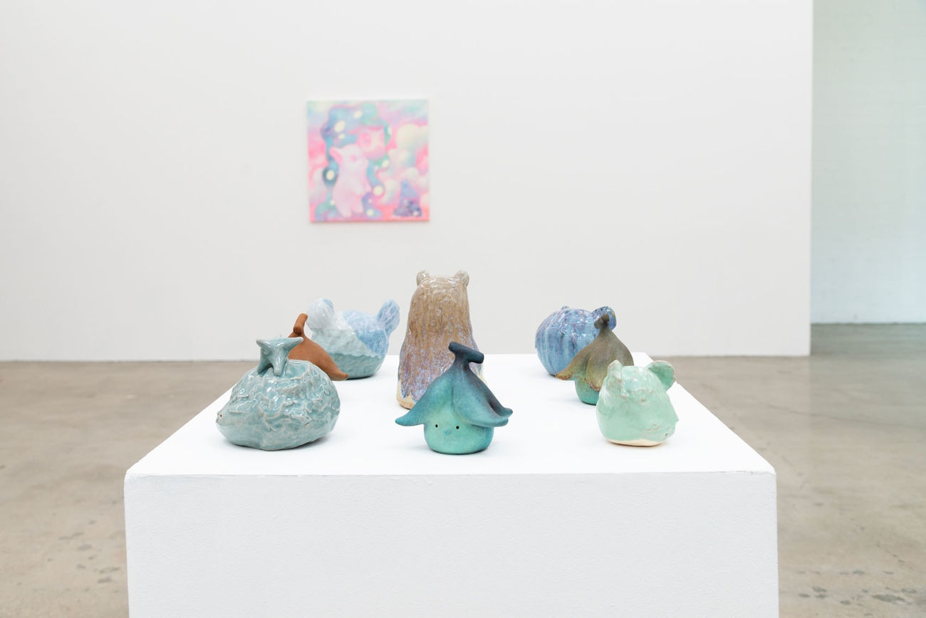 Installation image of So Youn Lee's work at Hashimoto Contemporary Los Angeles