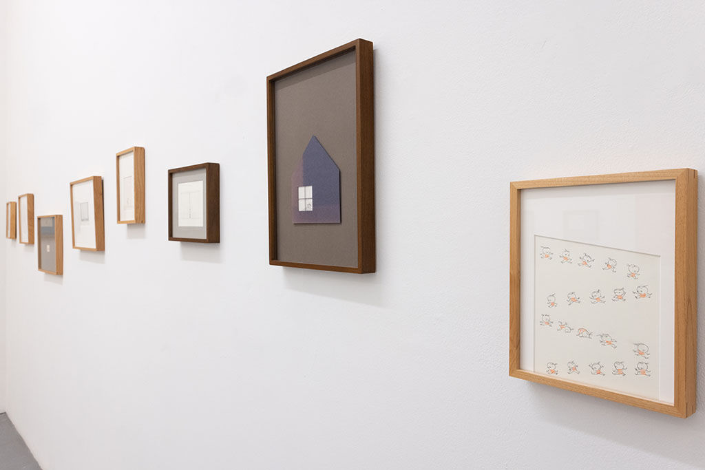 Install photo of Sara Hagale solo exhibition