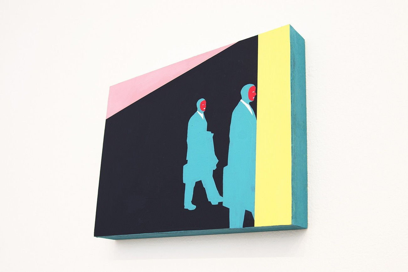 Mario Wagner colorful painting of figures