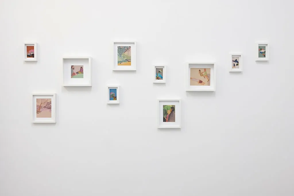 Install photo from Seonna Hong's solo exhibition Cognitive Dissonance