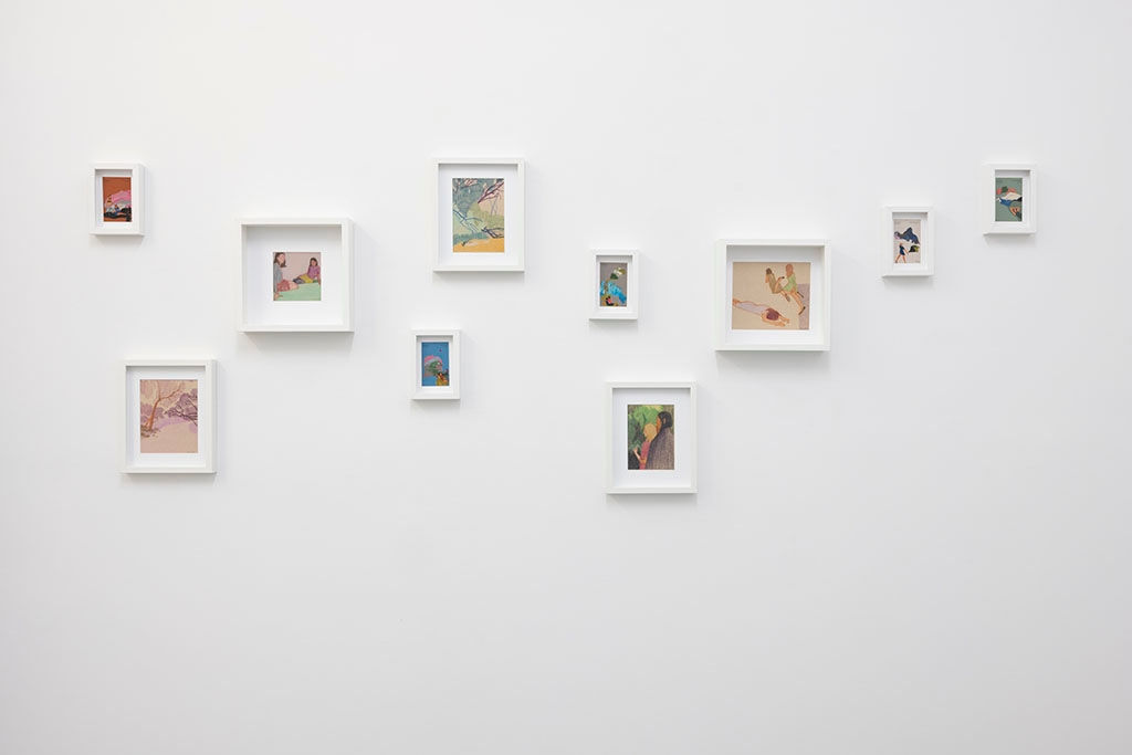 Install photo from Seonna Hong's solo exhibition Cognitive Dissonance