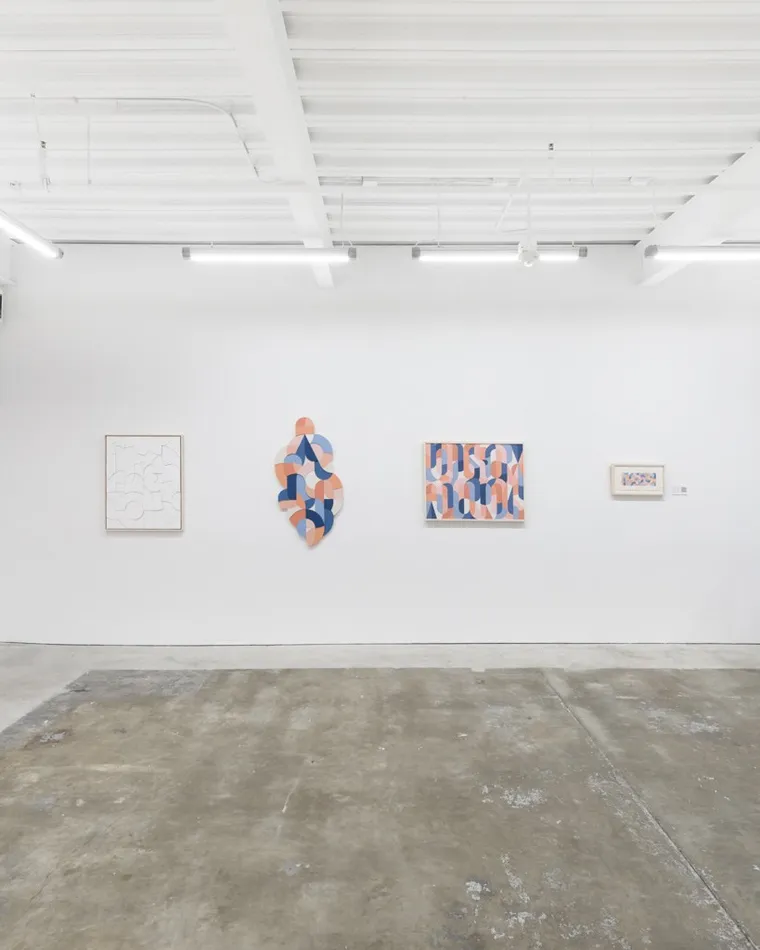 Installation view of Scott Albrecht's exhibition 