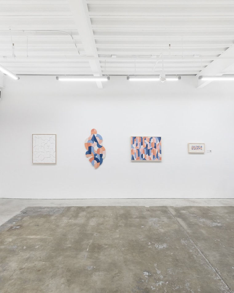 Installation view of artist Scott Albrecht's solo exhibition 