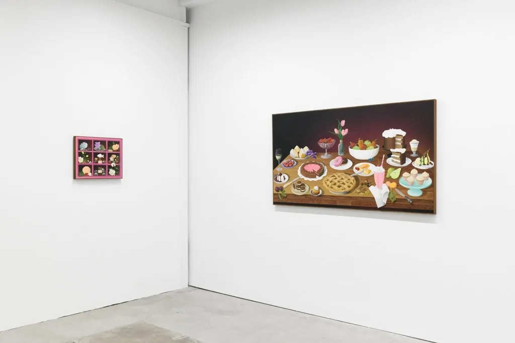 Install image of Sweet Bountiful Life, from left to right is 