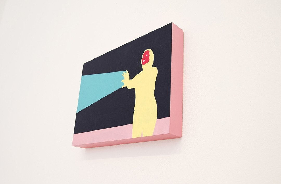 Mario Wagner colorful painting of figure