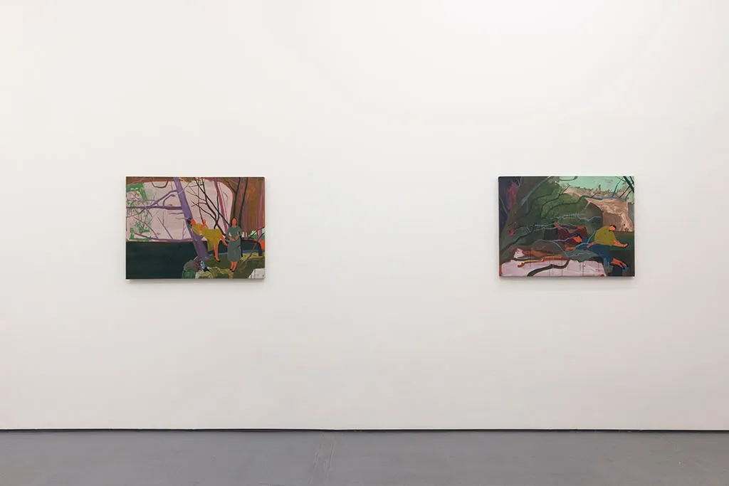 Install photo from Seonna Hong's solo exhibition Cognitive Dissonance