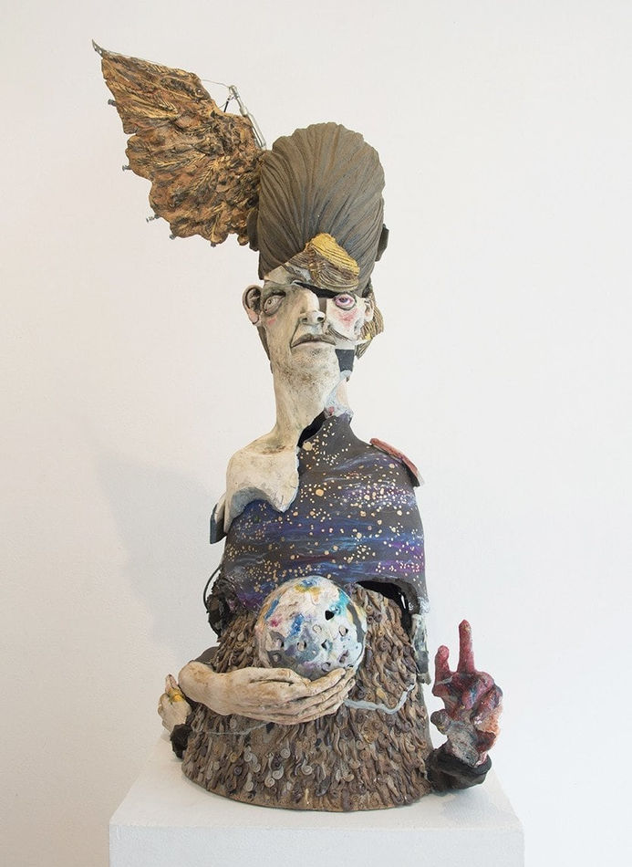 Derek Weisberg bricolage sculpture