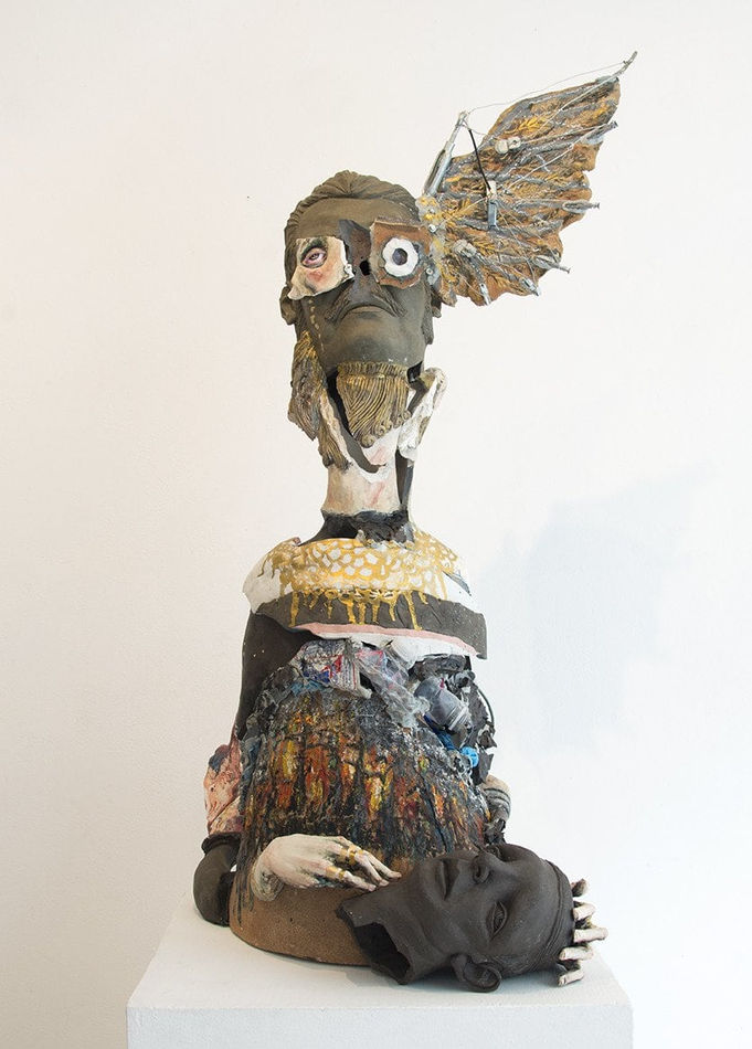 Derek Weisberg bricolage sculpture