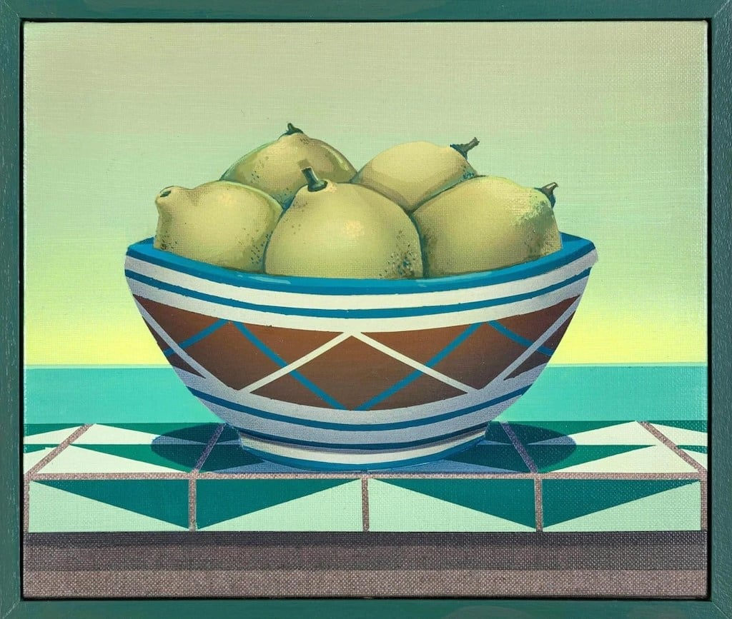 Robert Minervini, Five Lemons in a Bowl by the Sea, 2024
