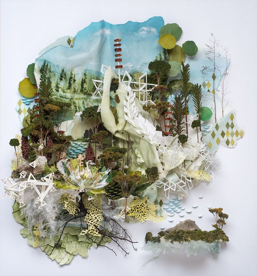 Gregory Euclide abstracted nature piece