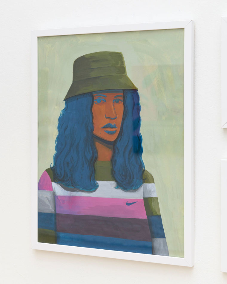 Dennis Brown's install photos of a gallery wall