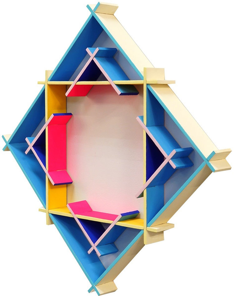 CHIAOZZA - side view of the wall sculpture 