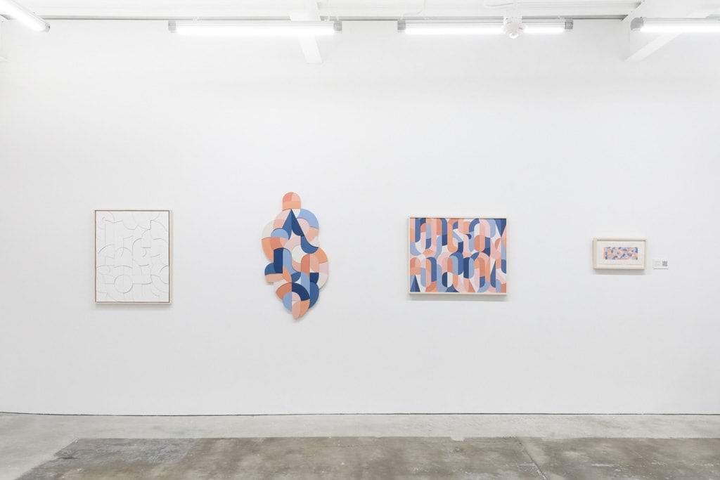 Installation view of artist Scott Albrecht's solo exhibition 