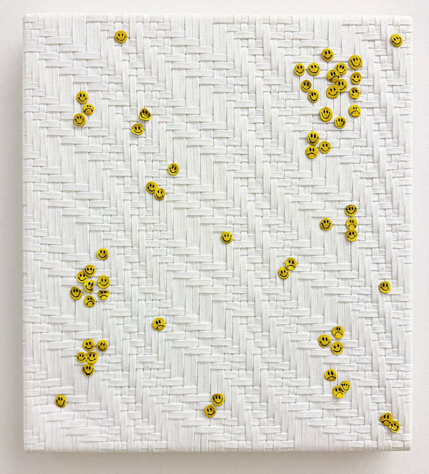 Didi Rojas Small shoelace weaving w/ Face 