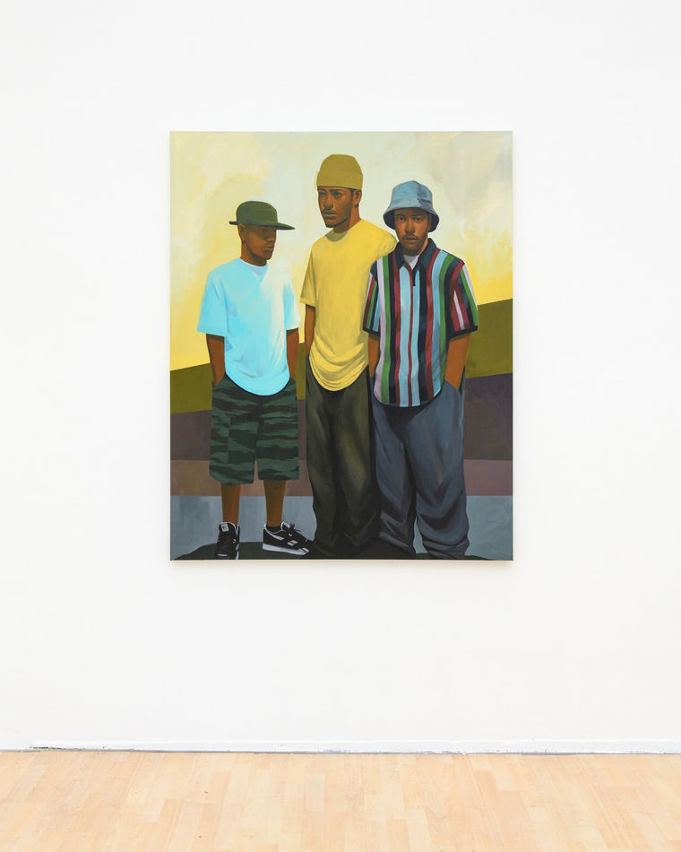 Dennis Brown's install photos of a gallery wall