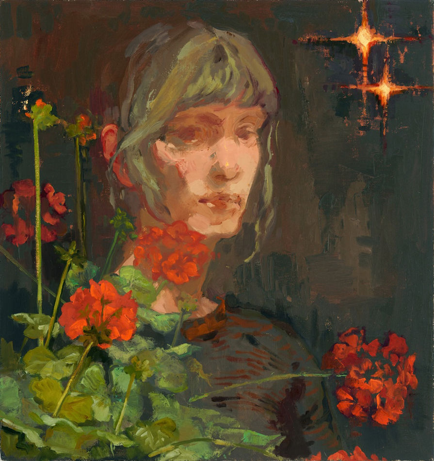 Rachel Gregor, Night Geraniums, 2026