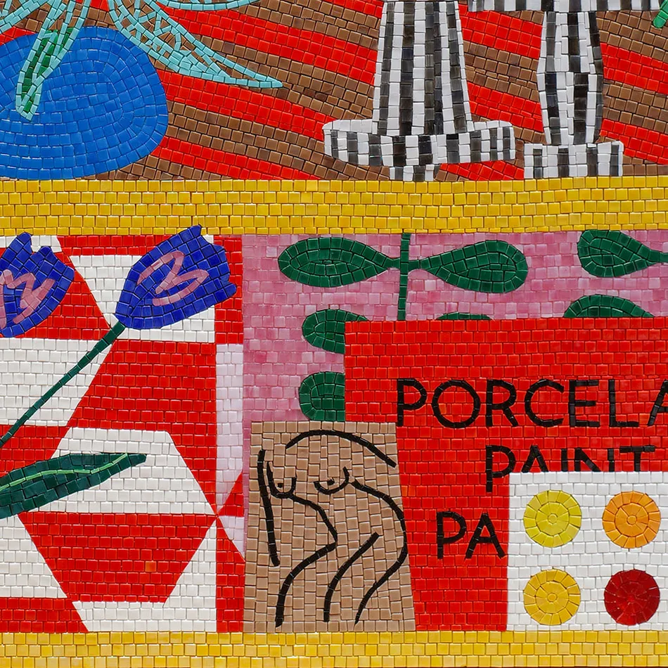 Detail image of Mary Finlayson's mosaic