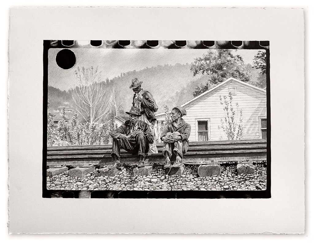 Joel Daniel Phillips, Killed Negative #21 / After Marion Post Wolcott, 2020