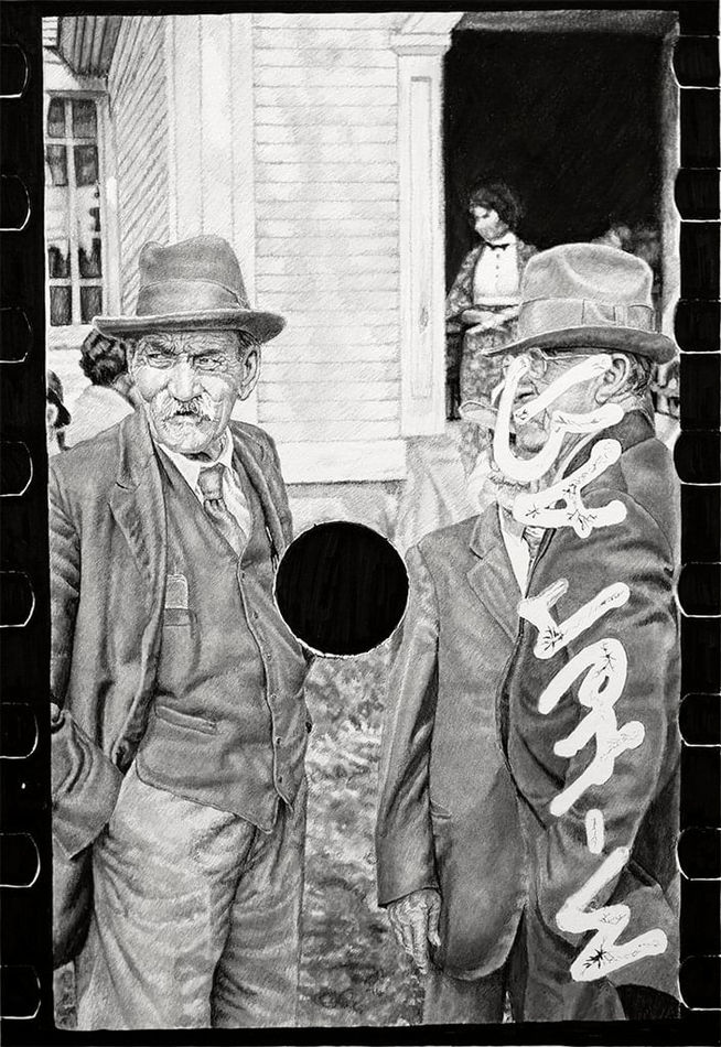 Joel Daniel Phillips, Killed Negative #22 / After Carl Mydans, 2020