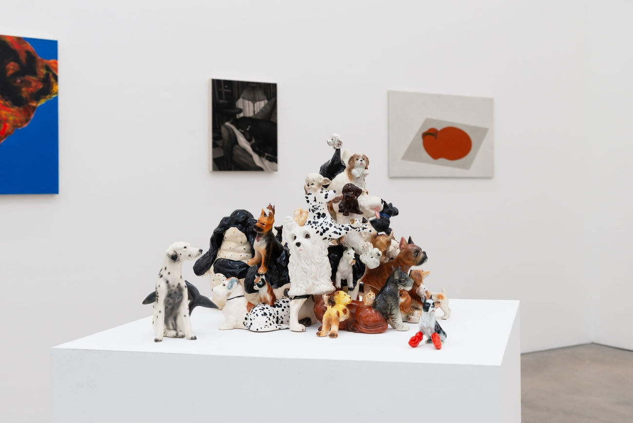 Installation photo of Lobster Dog at Hashimoto Contemporary Los Angeles