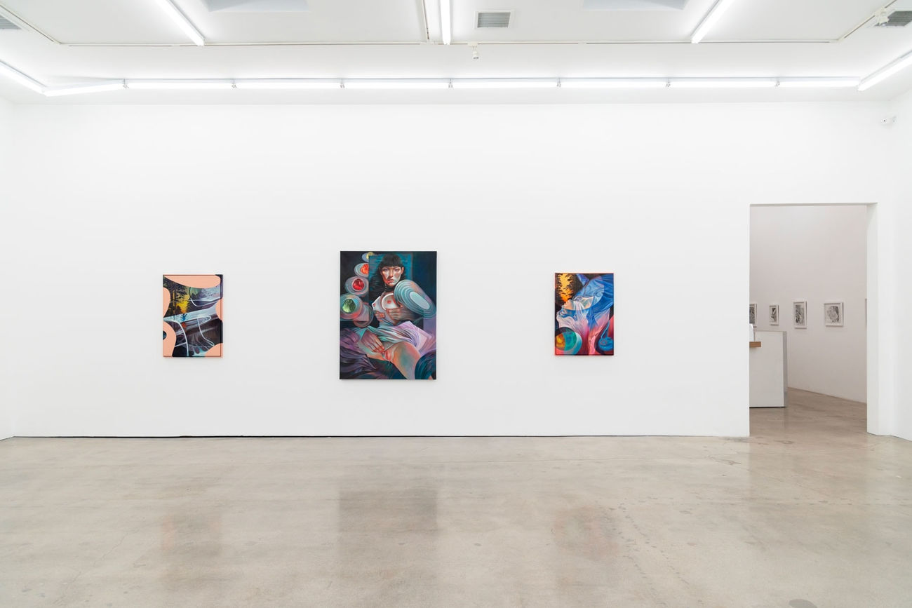 Installation image of the painting at Hashimoto Contemporary Los Angeles