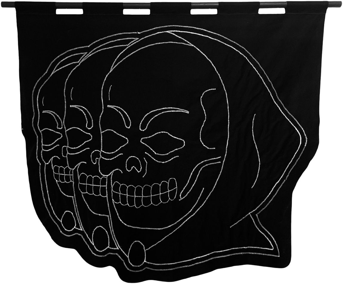 back side of the banner