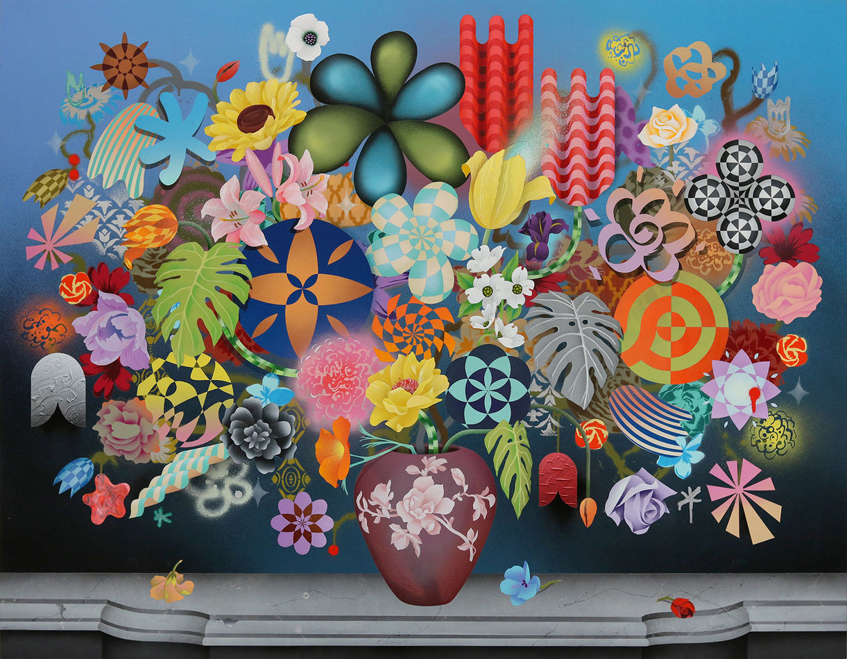 Casey Gray, Still Life with Flowers 42, 2022