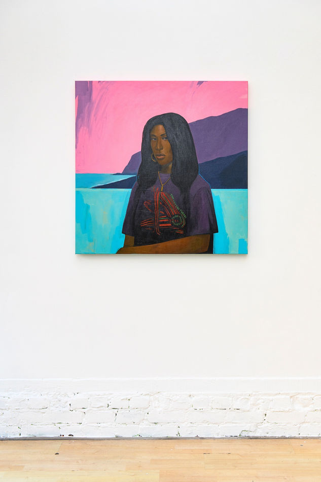 Dennis Brown's install photos of a gallery wall