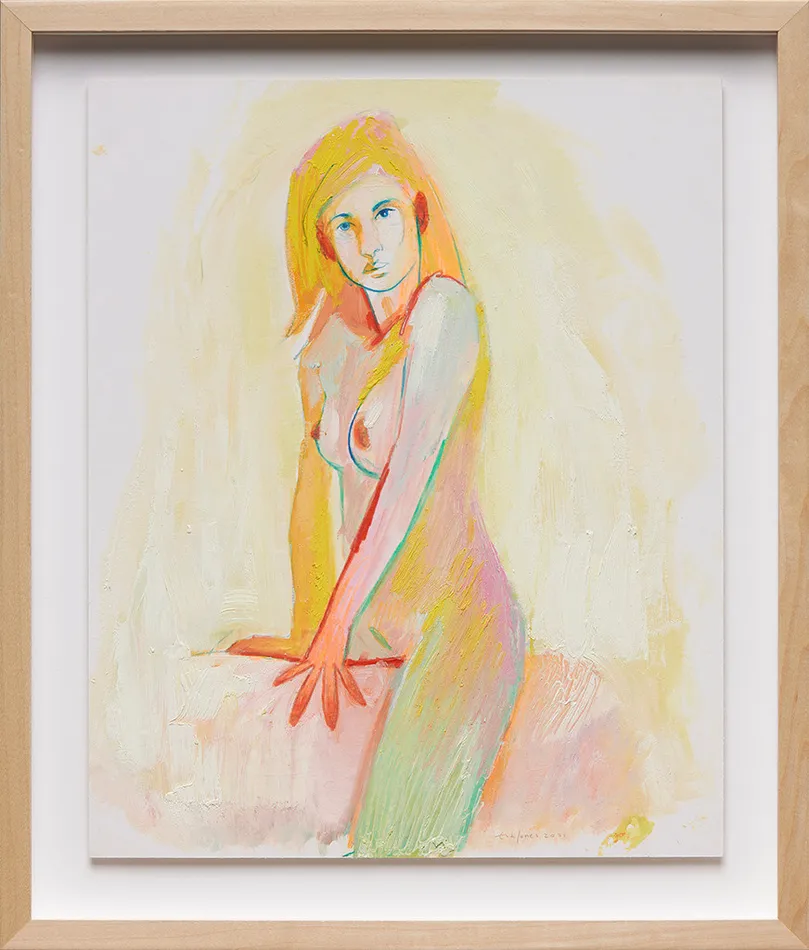 Erik Jones drawing of female nude