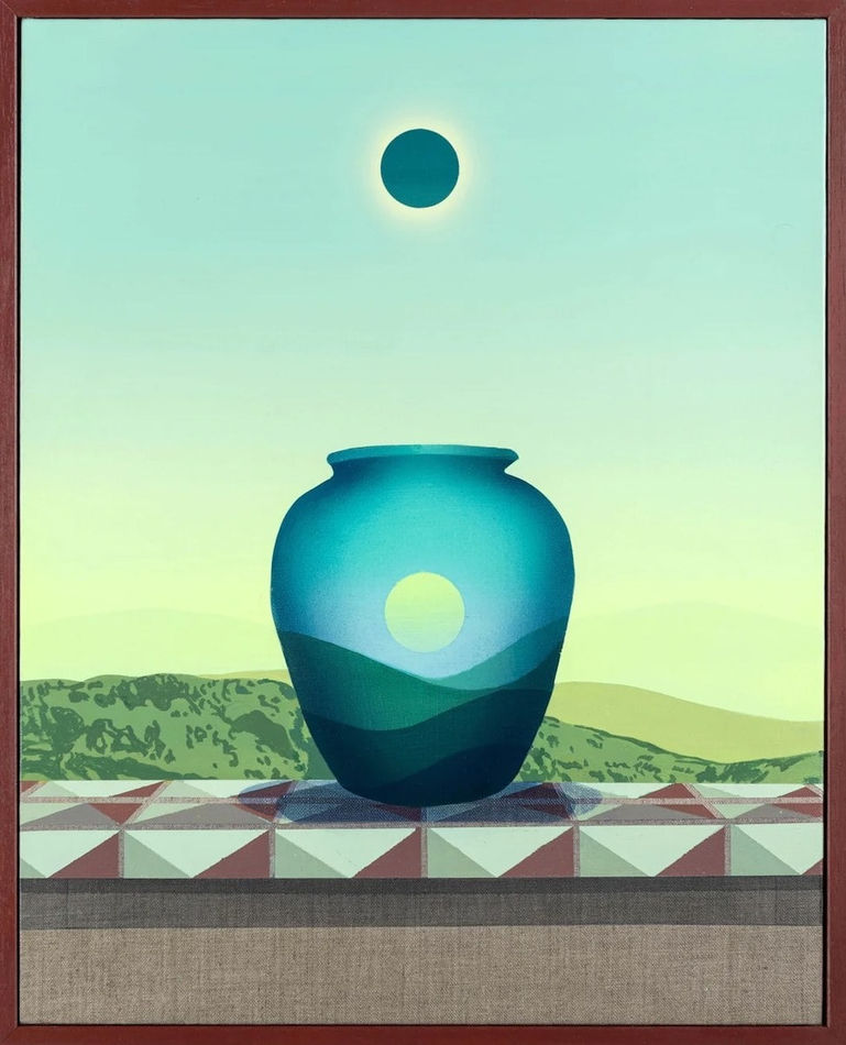 Robert Minervini, Two Moons Rising (solar eclipse), 2024