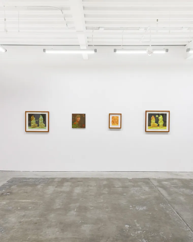 Installation image of the painting 