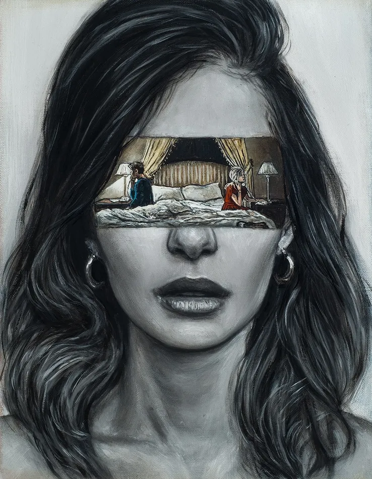 Painting by Beau Bernier Frank for 