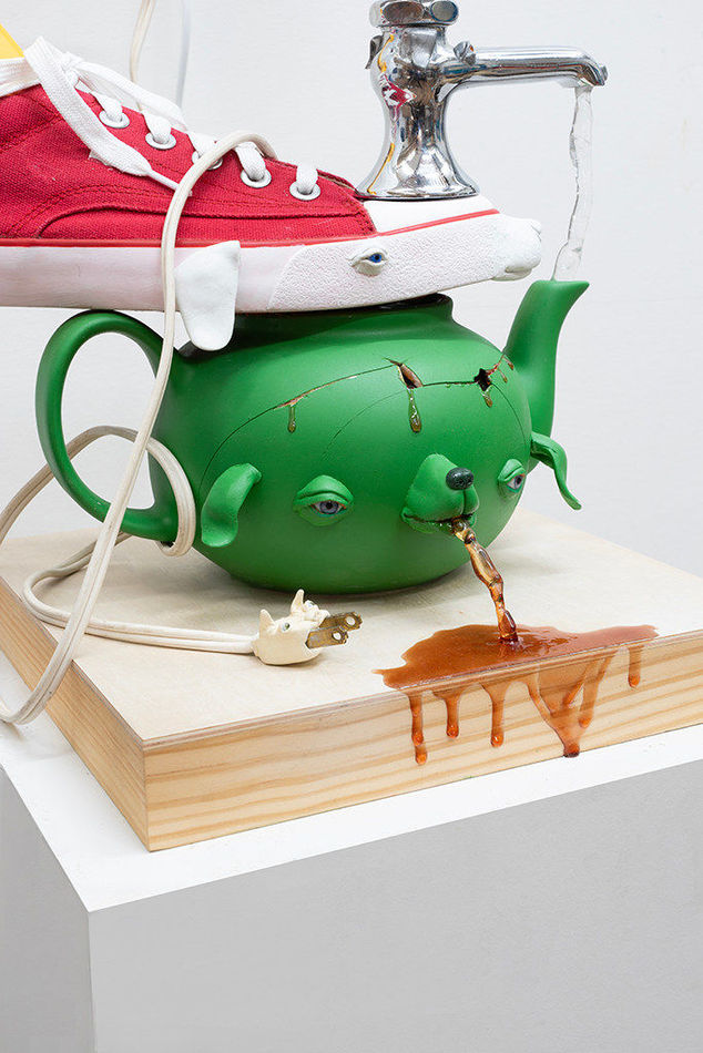 detail image of teapot