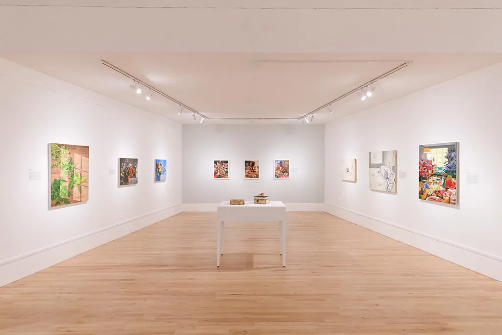 installation view of works at Bedford Gallery's exhibition 