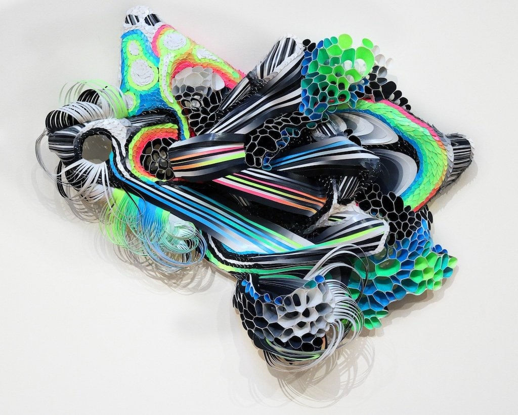 Crystal Wagner biomorphic wall mounted sculpture