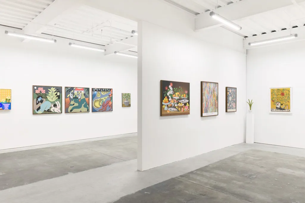 Installation view of 