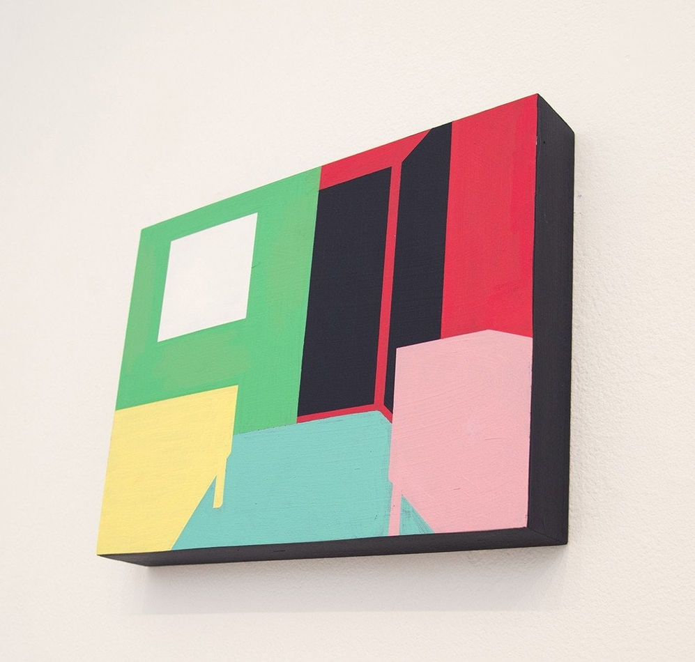 Mario Wagner colorful painting of interior