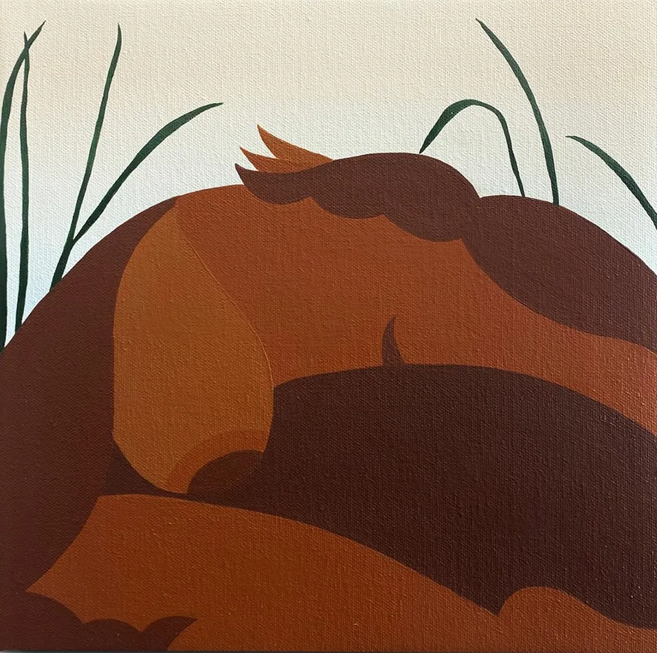 Bianca Nemelc abstract landscape of bodies / rocks