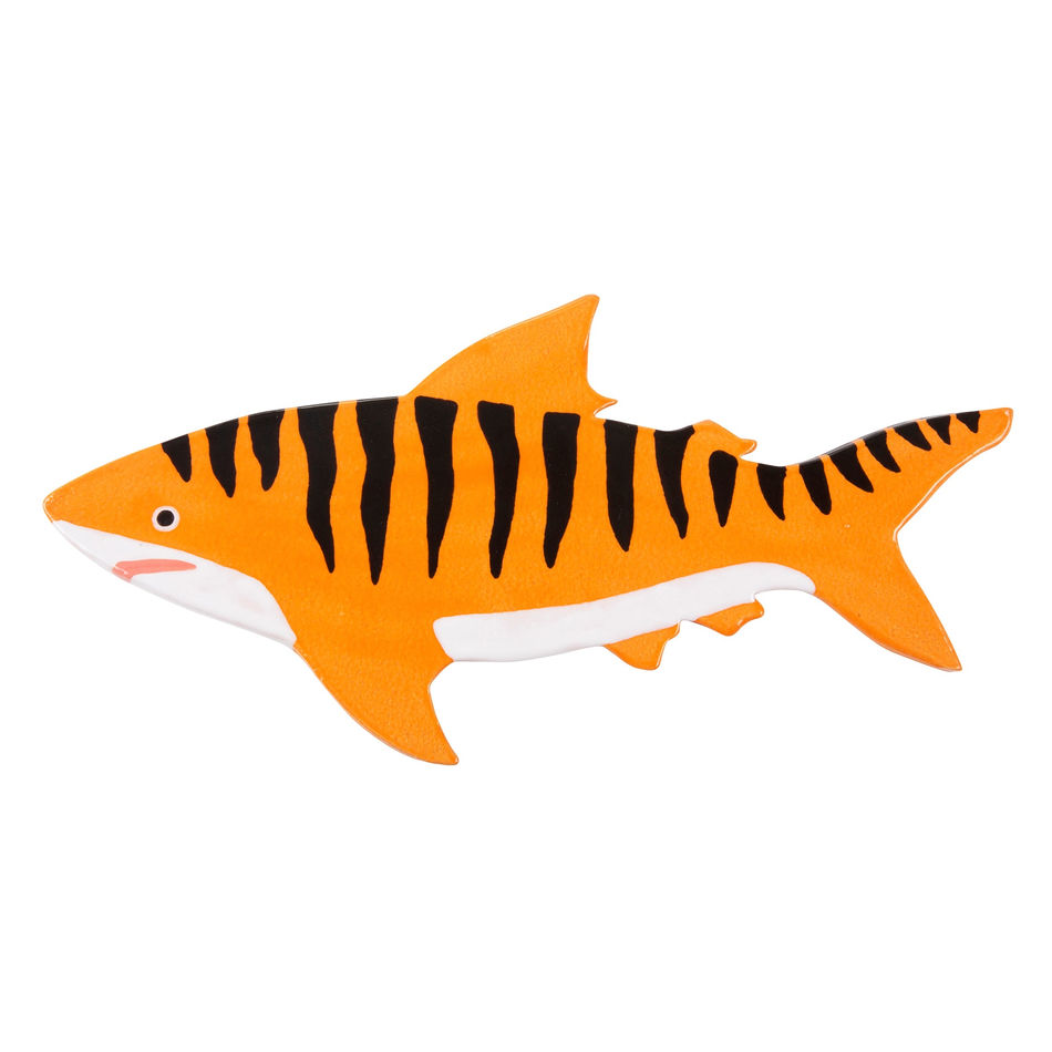 Lorien Stern - ceramic sculpture tiger shark