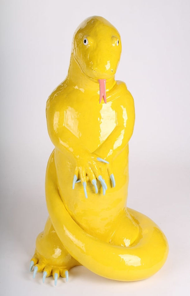 Lorien Stern, Albino Komodo Dragon, 2020