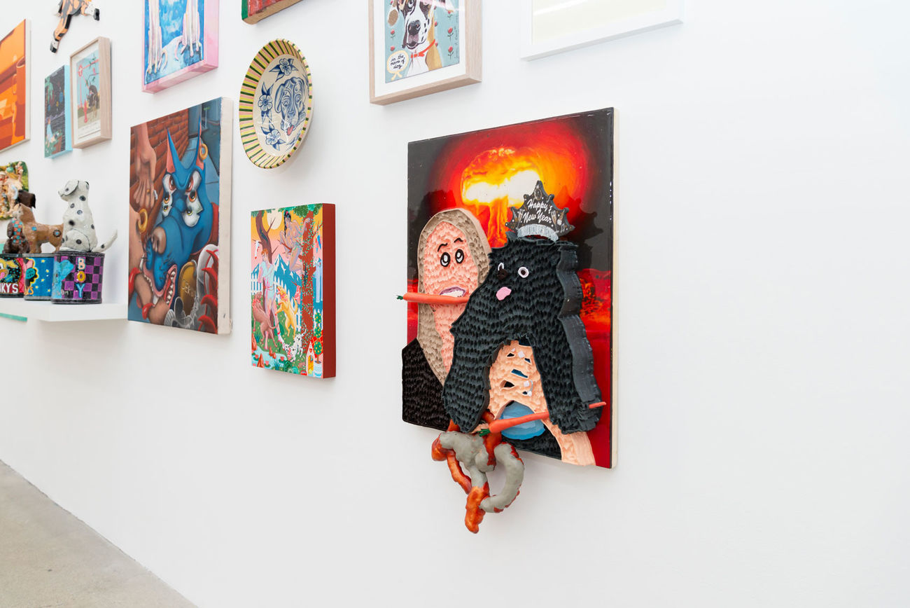 Installation photo of Hot Snack Summer at Hashimoto Contemporary Los Anglees