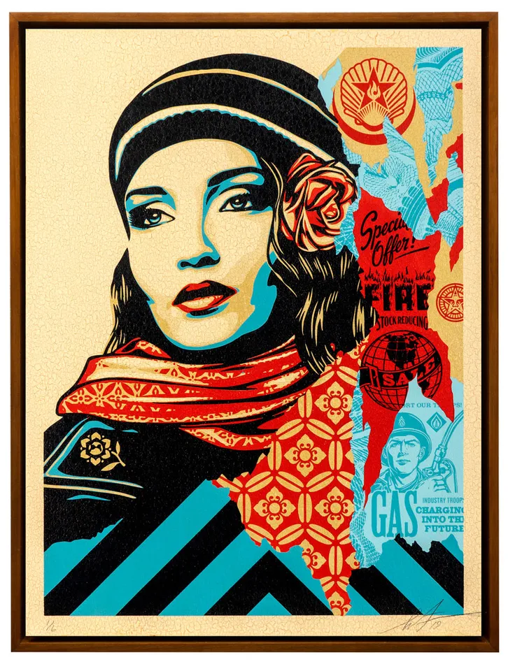 Shepard Fairey, OBEY Fire Sale, 2019