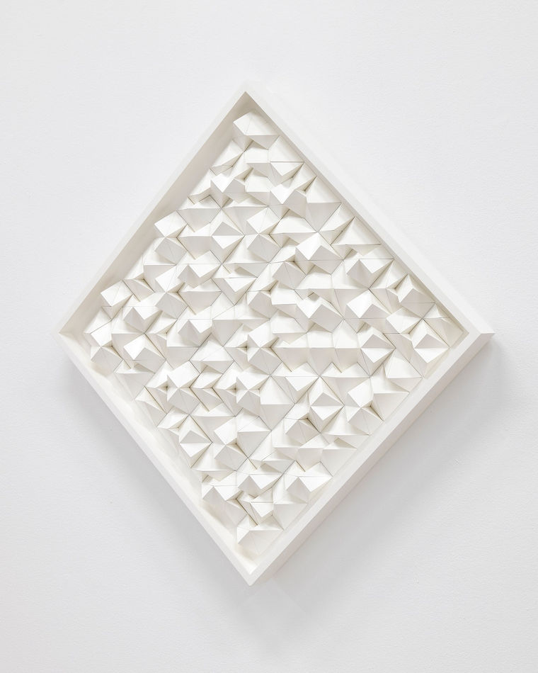 Sean Newport abstract colorful wall sculpture