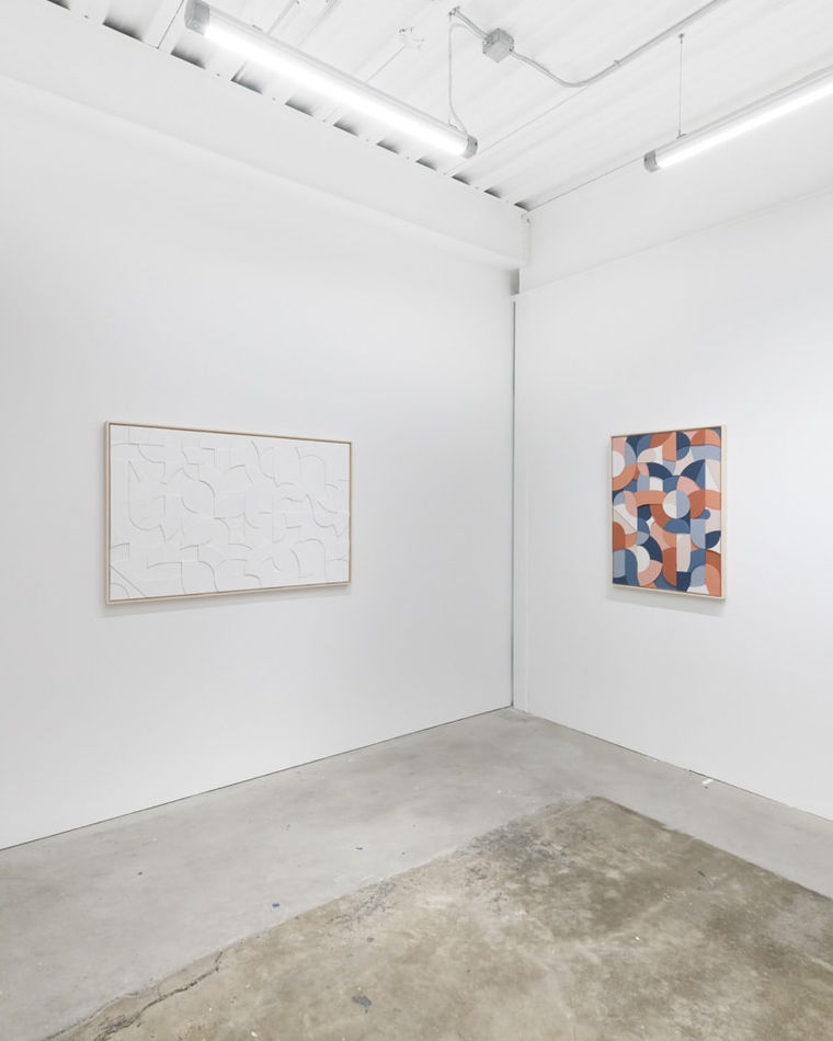 Installation view of Scott Albrecht's exhibition 