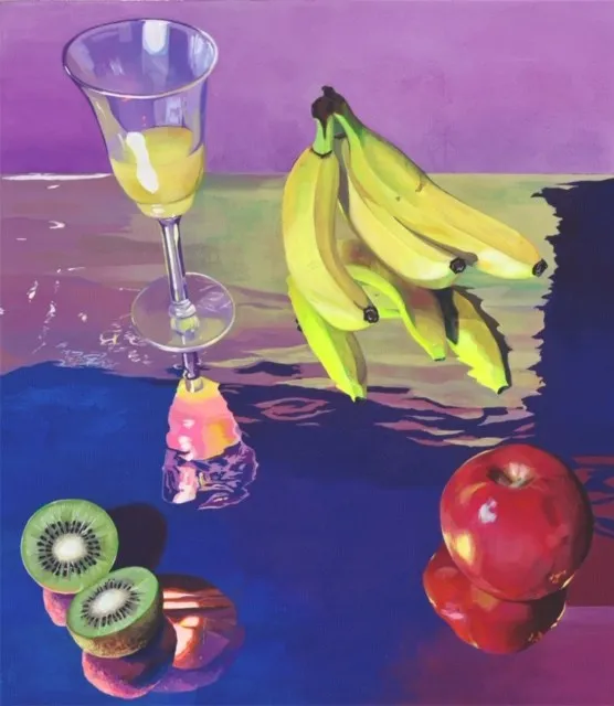 Amanda Dunham, Brunch on a Mirror, 2019