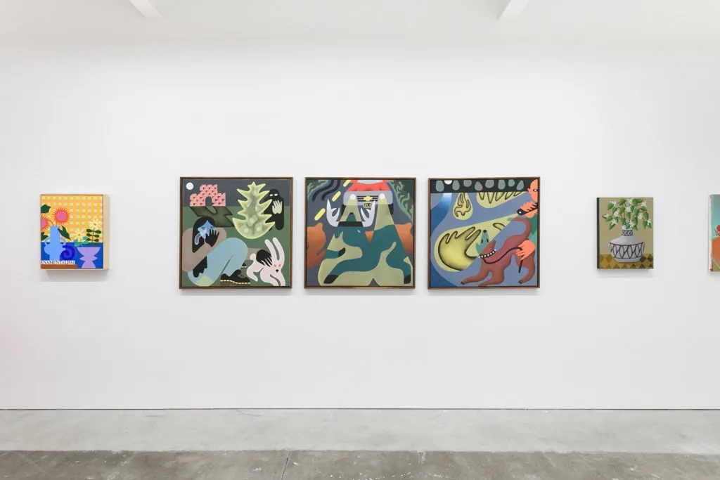 Installation view of 