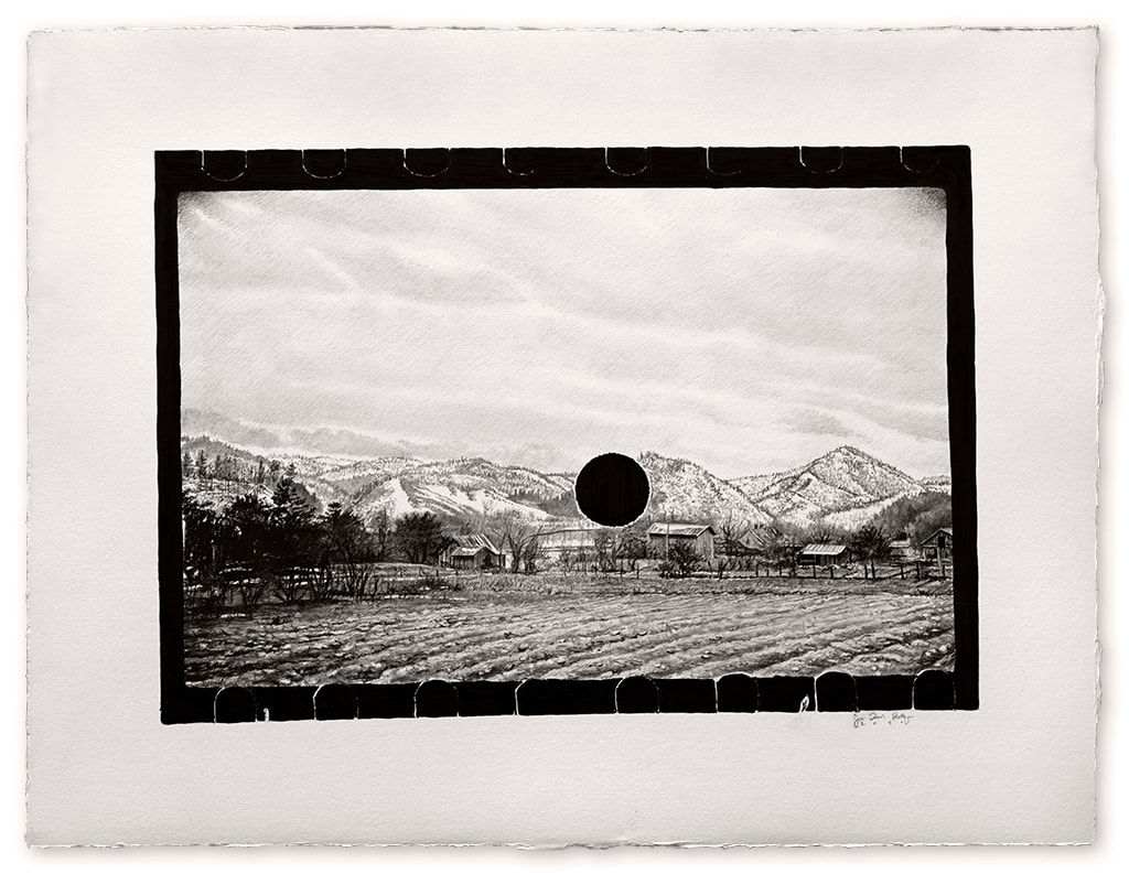 Joel Daniel Phillips, Killed Negative #25 / After Carl Mydans, 2020