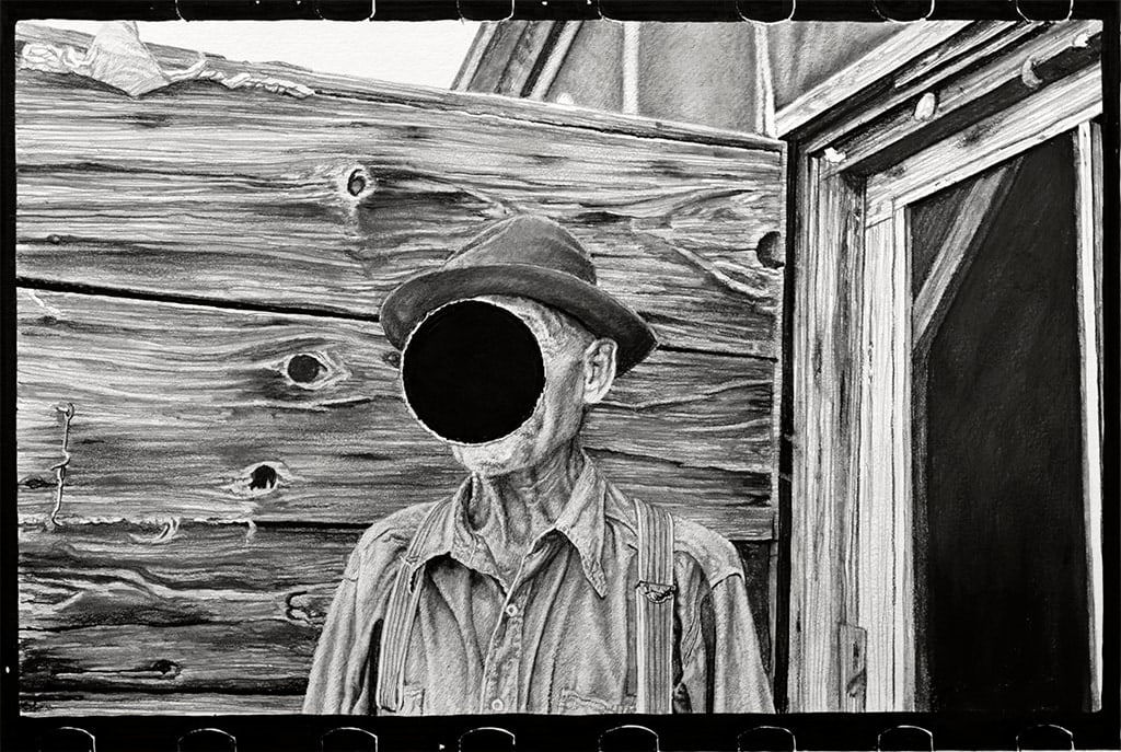 Joel Daniel Phillips, Killed Negative #24 / After Russell Lee, 2020